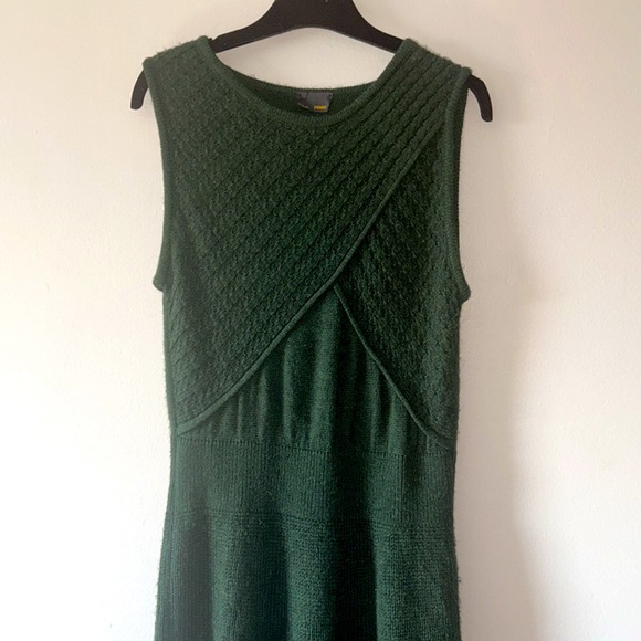 FENDI Rare Find Alpaca Sweater Dress has Low to No Peeling - Picture 6 of 9